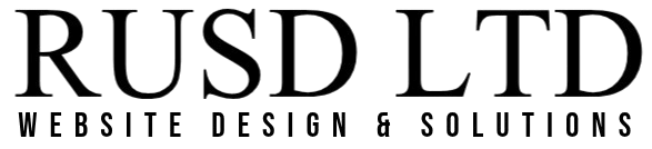 RUSD LTD logo with the tagline “Website Design & Solutions.”